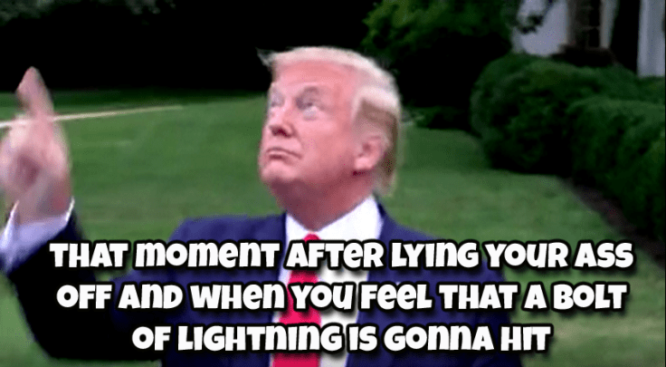 trump lightning