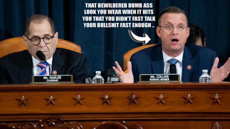 fast talking Collins dumb ass